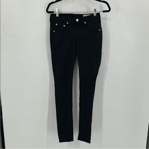 Rag & Bone skinny black jeans